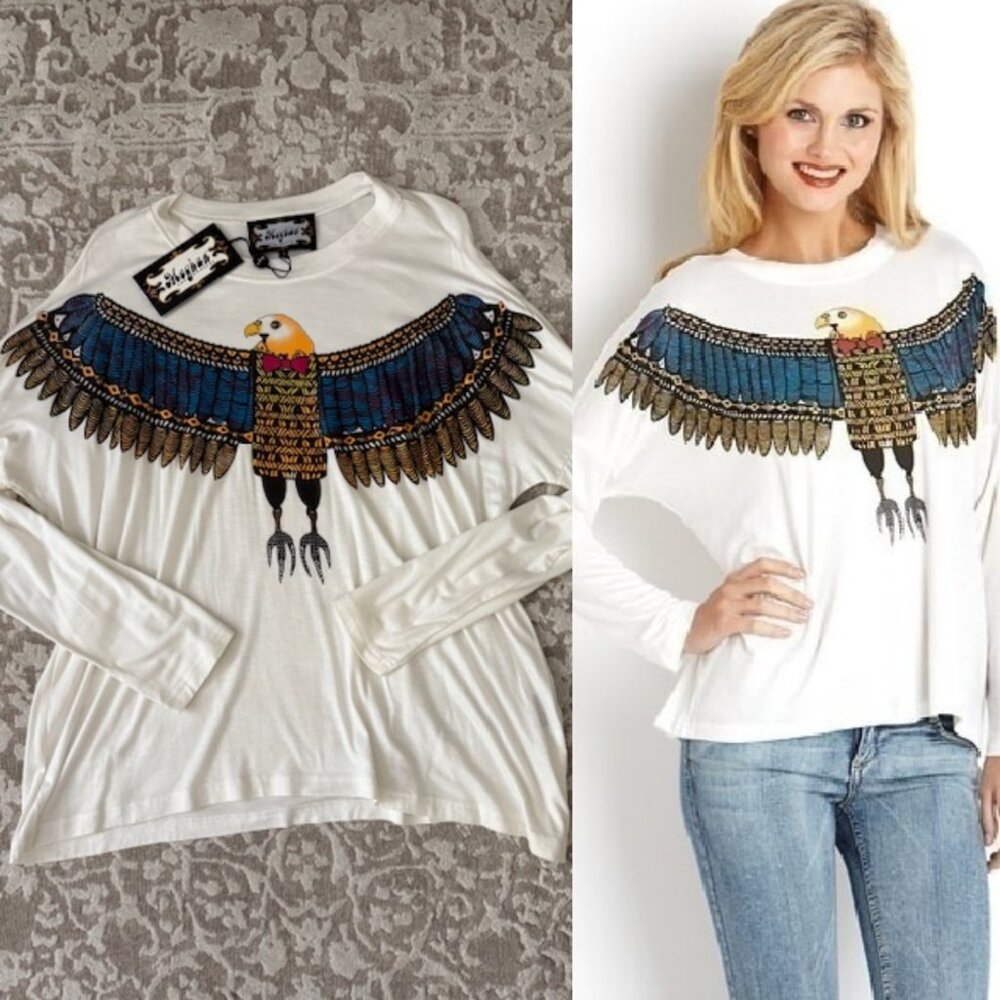NWT! MEGHAN FABULOUS Baldie Long Sleeve Tee - Size 2